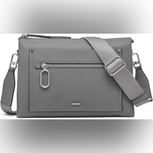 DKNY Nala Women's Small Crossbody Bag in Dark Gray (MSRP $168)